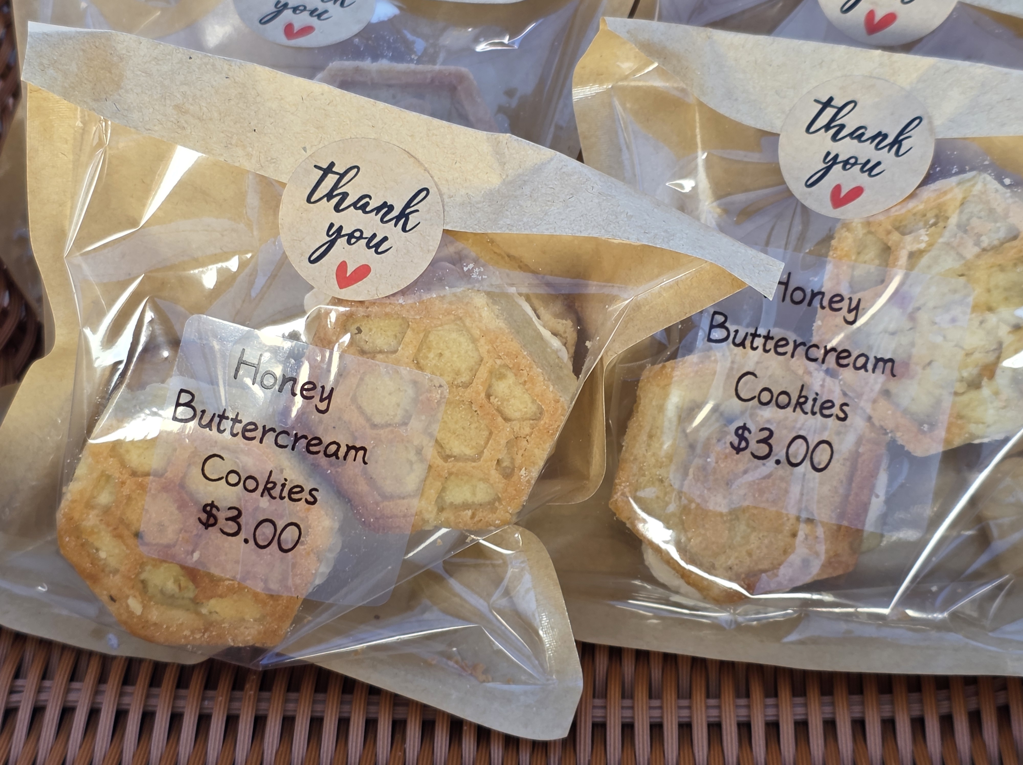 Honey Buttercream Cookies, Hilltop Haven Farms, Hilltop Haven, Local Honey, Baking with Honey, Honey Recipes, Honeybee Creek Farms, Honey, Honeybees